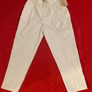 Chic, white pants women 
Size 18